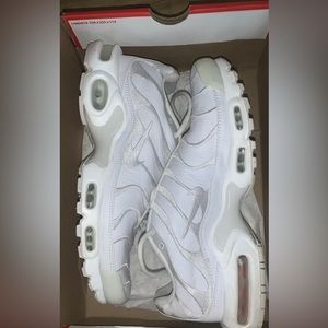 Nike Air Max Plus “Triple White” Size 9.5 US Mens